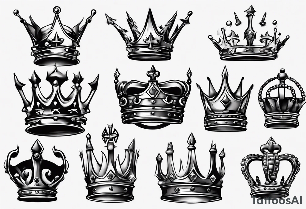 a kings crown tattoo idea
