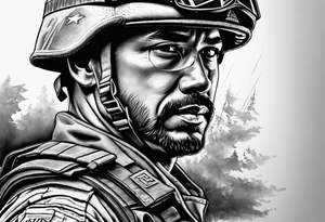 Army tattoo idea