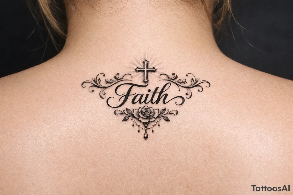 Faith quote tattoo idea