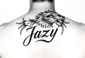remembrance of a deceased bestfriend with the name Jazy incorporated tattoo idea