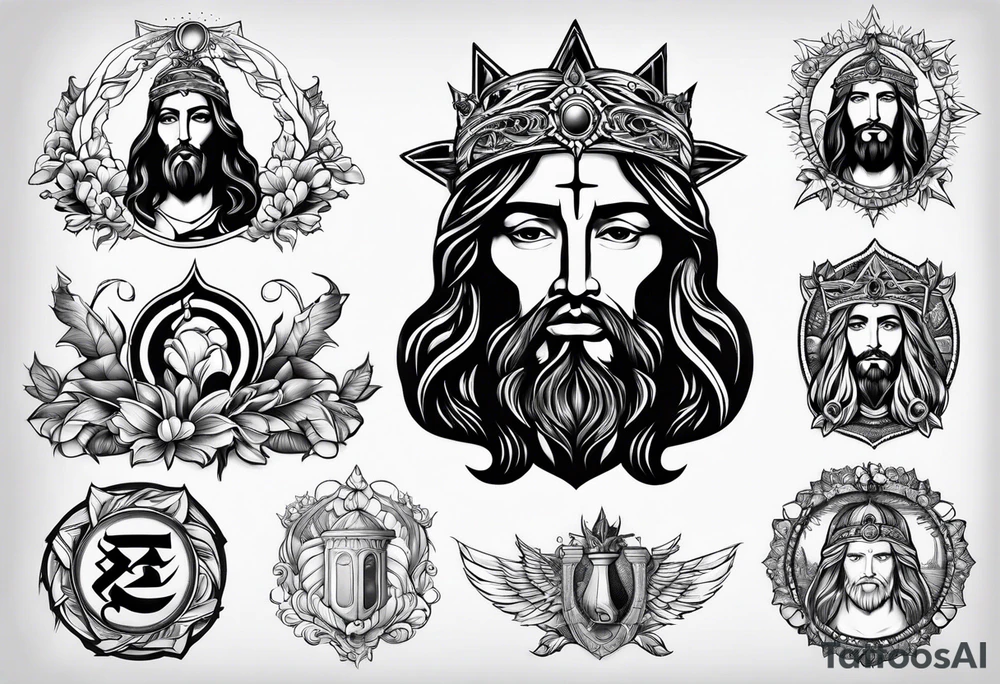 simbolo de jesus tattoo idea