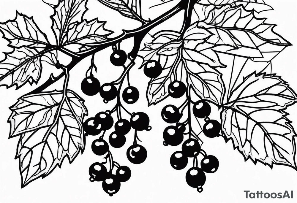 holly berries tattoo idea