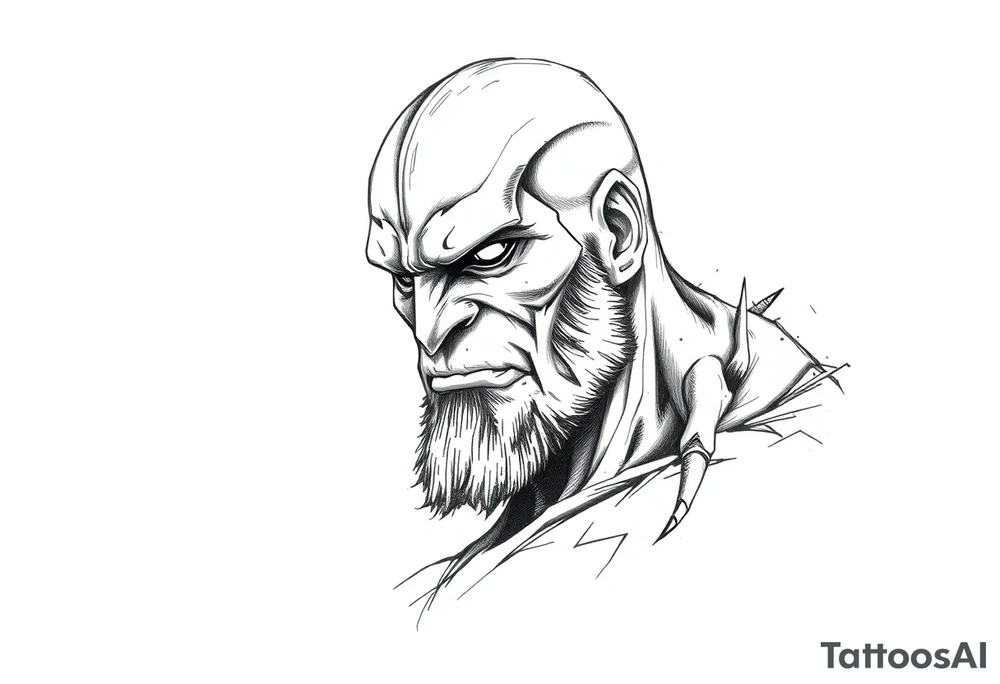 thanos tattoo idea