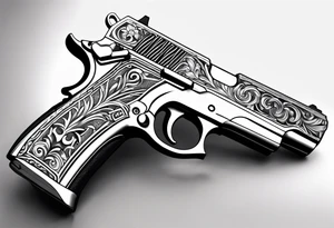 guns tattoo idea