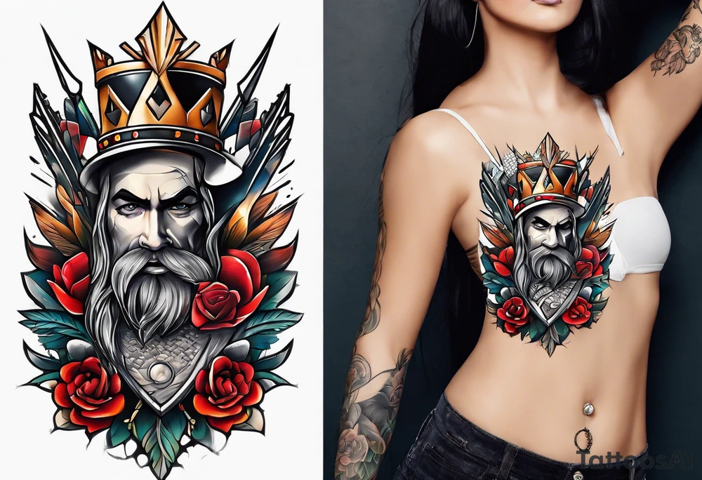 Broken arrow tattoo idea