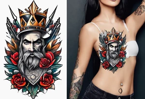Broken arrow tattoo idea