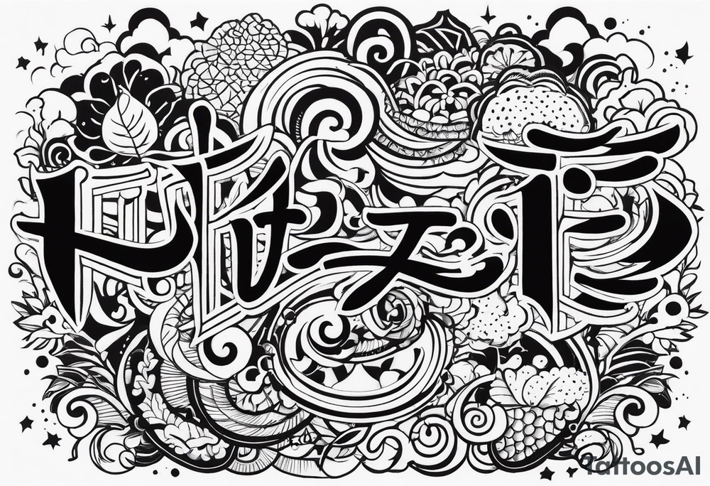 the word がんばれ tattoo idea