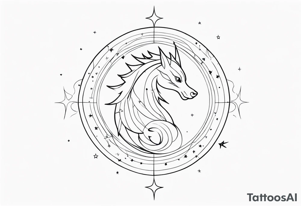draco constellation tattoo idea