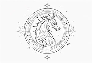 draco constellation tattoo idea