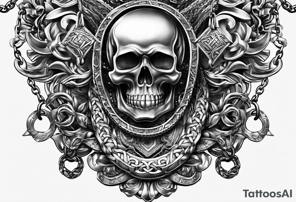 chains tattoo idea