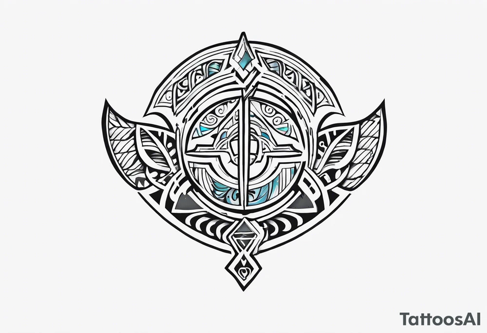 Polynesian maui hook tattoo tattoo idea