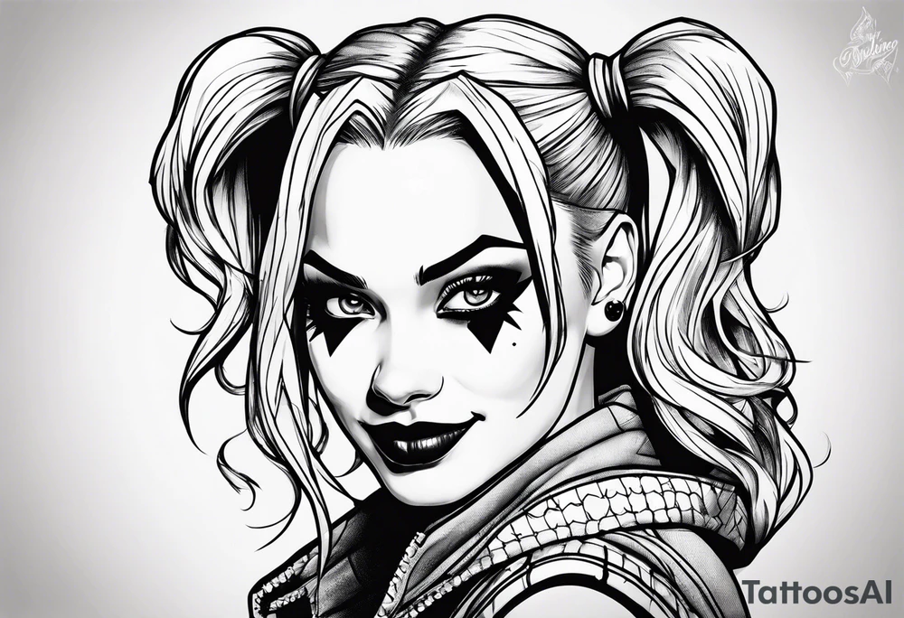 Harley Quinn tattoo idea