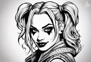 Harley Quinn tattoo idea