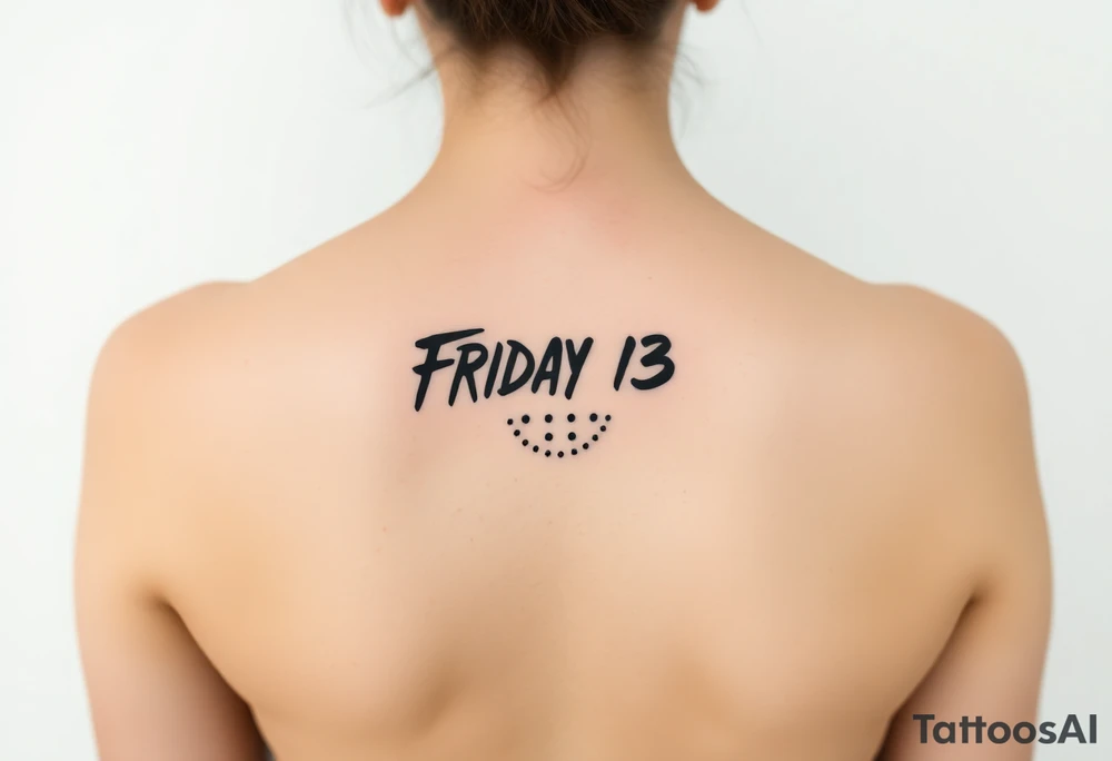 Friday the 13th horror tattoo tattoo idea