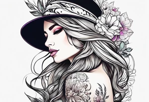Adventure, travel, wanderlust, feminine tattoo idea