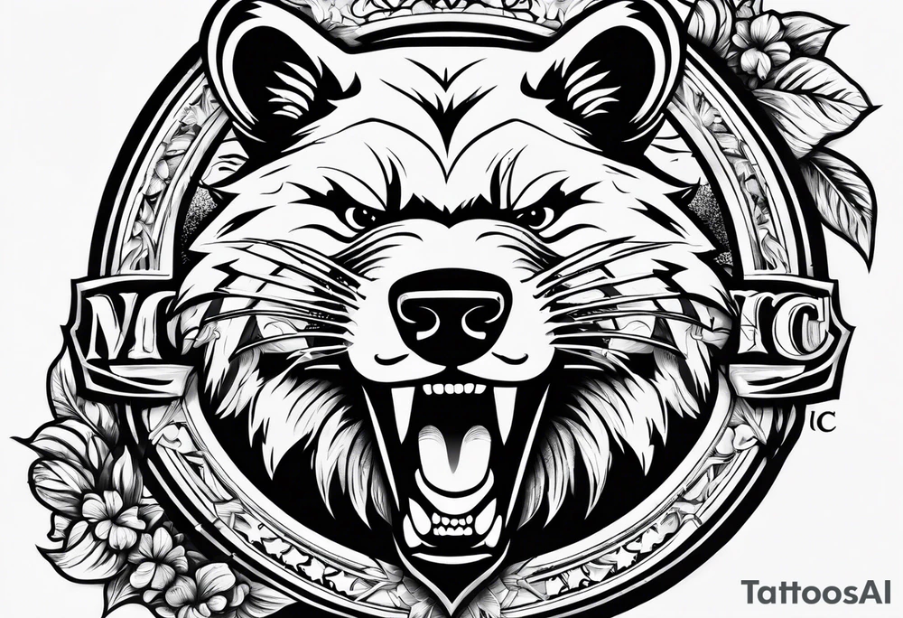 Angry Mc Badgers tattoo idea