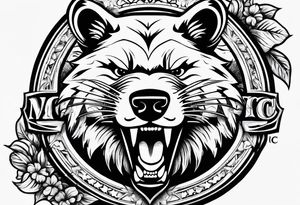 Angry Mc Badgers tattoo idea