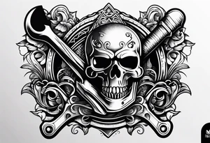 a wrench tattoo idea