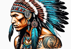 Cherokee Indian for male tattoo idea