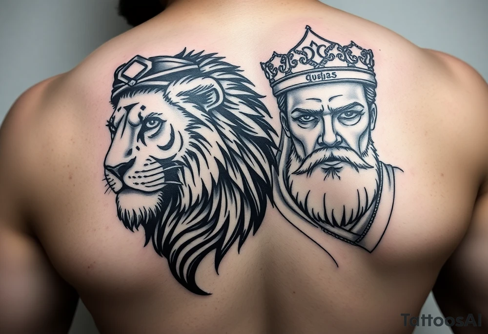 first off all can u get me a picture of imam ali and a lion on on one side and imam ali on the other side make sure u get the pictures from google tattoo idea