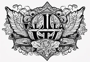 Valhalla battle tattoo idea