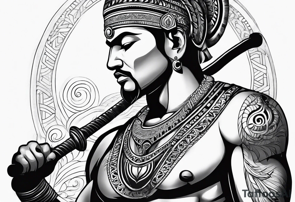 Kouros tattoo idea