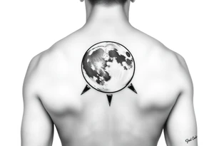 Moon tattoo tattoo idea
