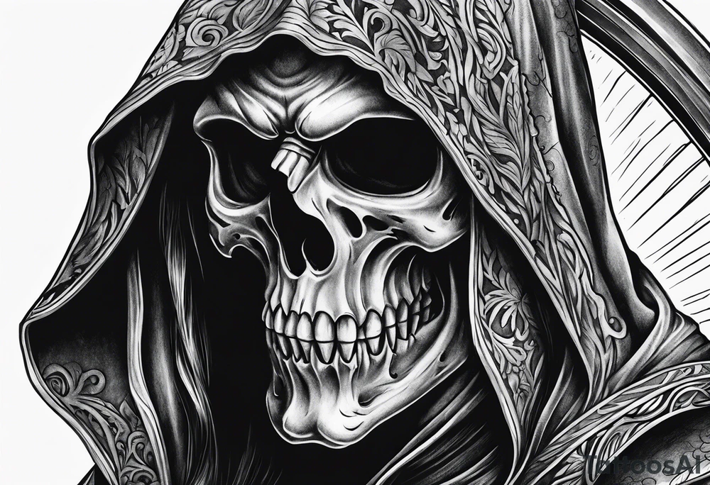 Grim Reaper tattoo idea