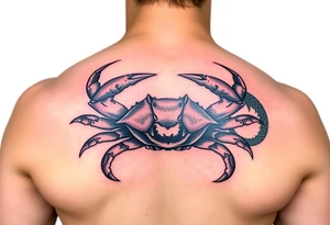 Crab, fish, dragon tattoo idea