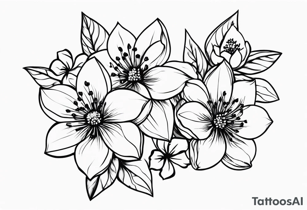 Flores de cerejeira tattoo idea
