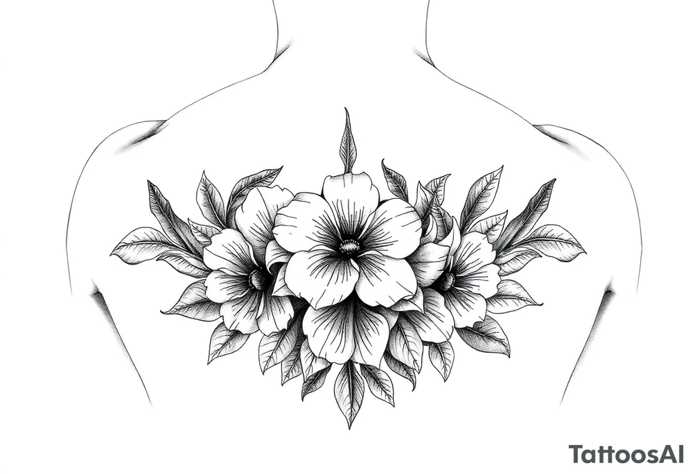 Thigh tattoos no flowers tattoo idea