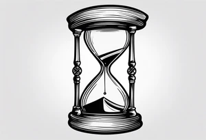 Hourglass tattoo idea