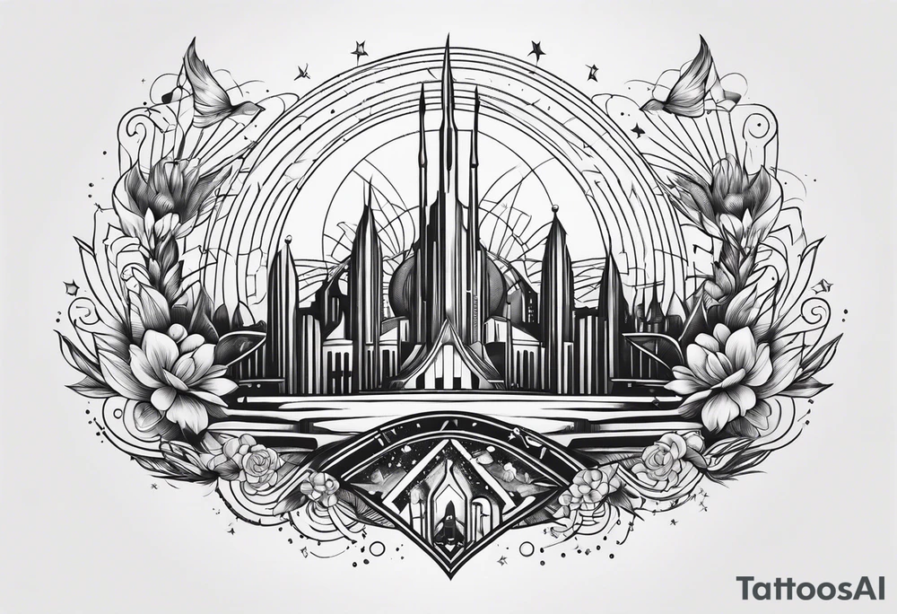 TOMORROWLAND life music tattoo idea