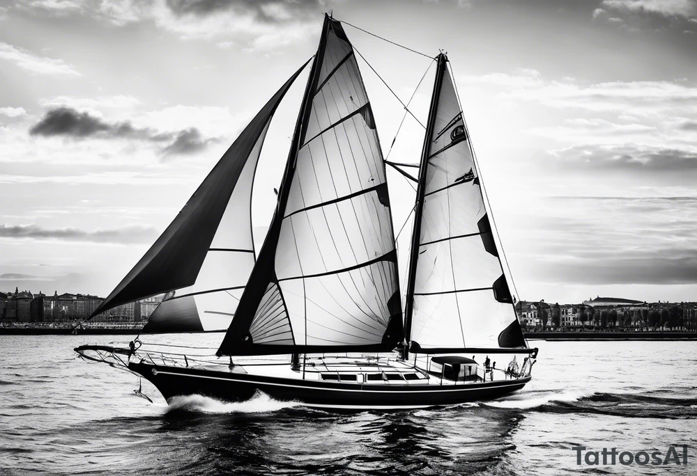 front bow sails. tattoo idea