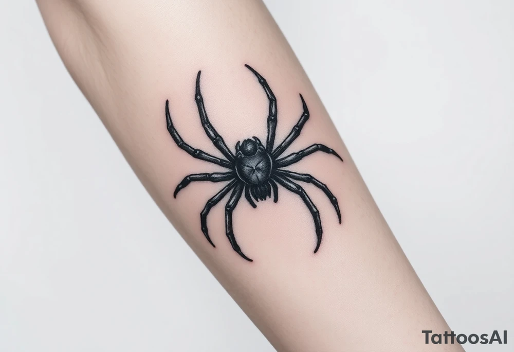 Spider tattoo idea