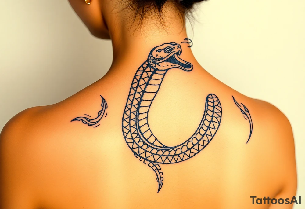 Snake rebirth Javanese spiritual 
Sketch tattoo idea