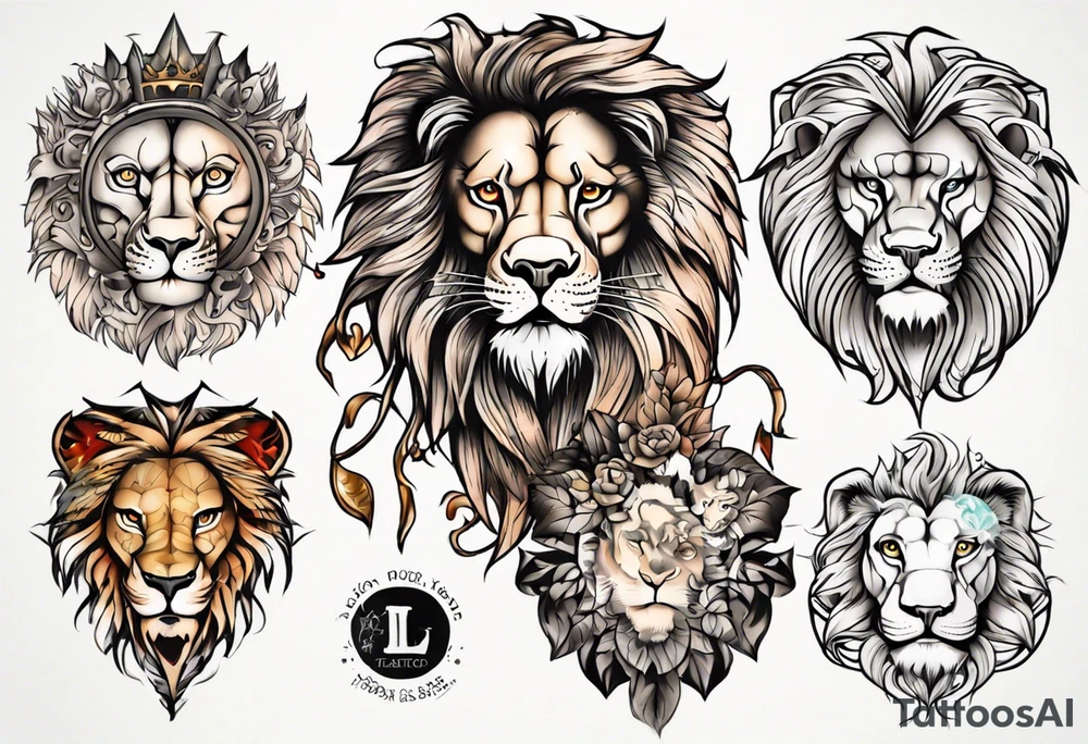 Lion tattoo idea