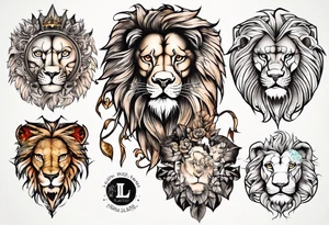 Lion tattoo idea