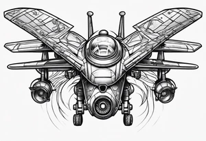 drone strike tattoo idea