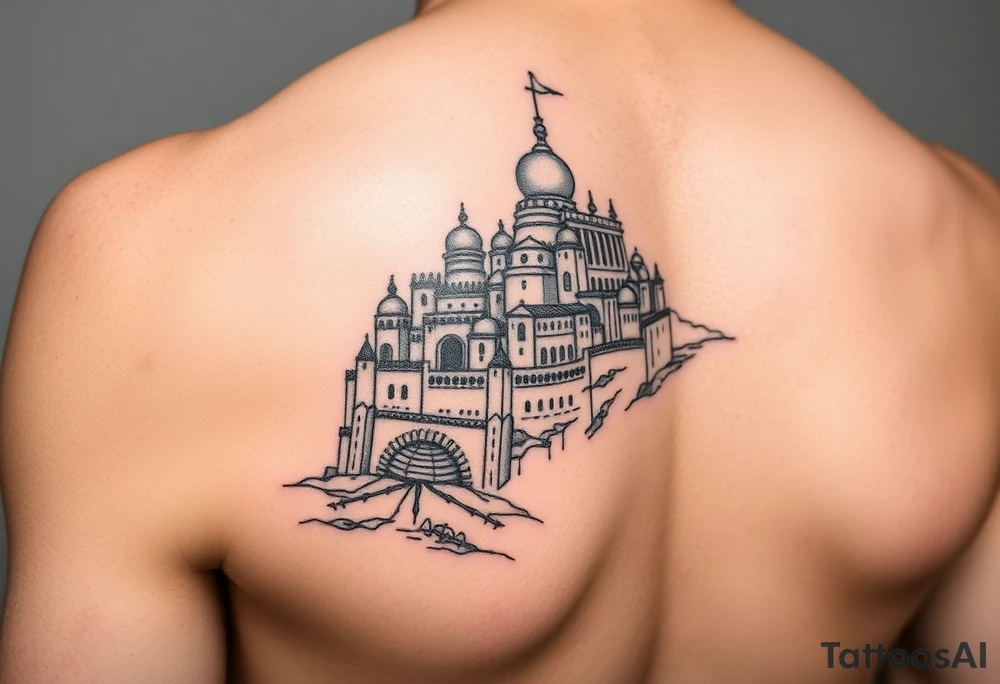 city of Atlantis
on arm tattoo idea