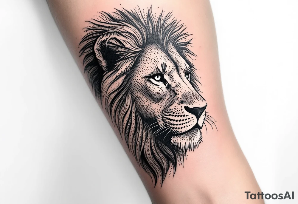 lion tattoo idea