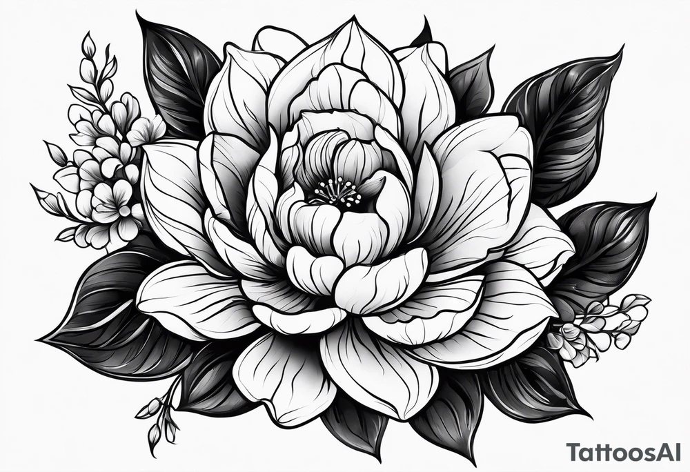 Flower tattoo idea