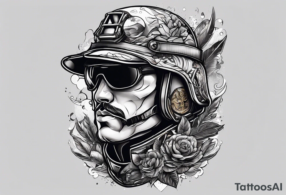 Military technology digi design tattoo tattoo idea