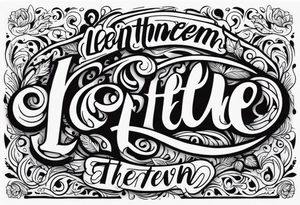 Let them tattoo idea