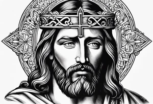 jesus tattooo but  ties into losing a loved one tattoo idea