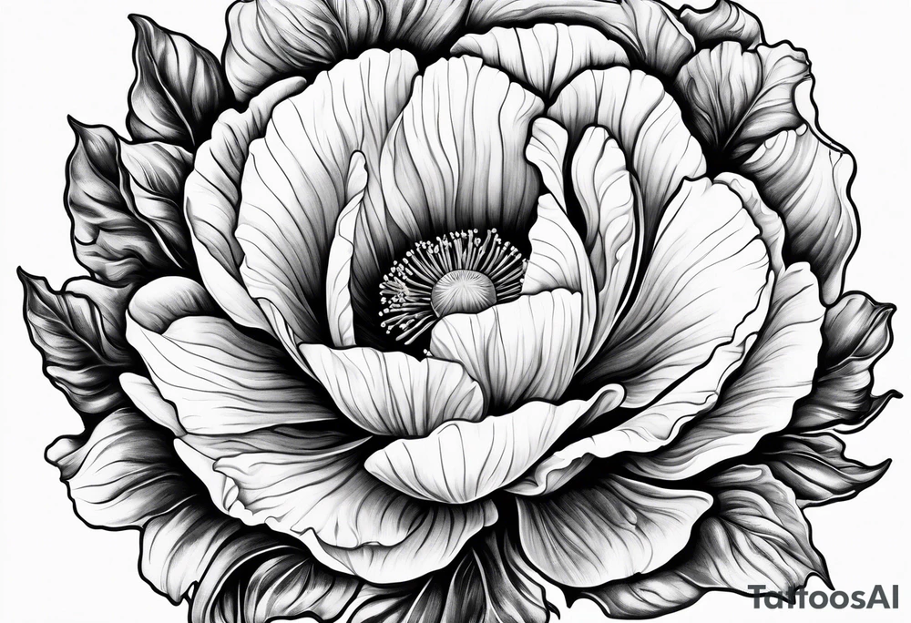 WORLD GLOBE INSIDE POPPY FLOWER BUD tattoo idea WORLD GLOBE INSIDE POPPY FLOWER BUD tattoo idea