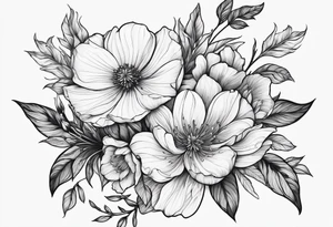 sword
sword true flower 
fine line
gentle
thin lines
l
floral design tattoo idea