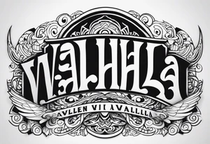 Valhalla steps tattoo idea