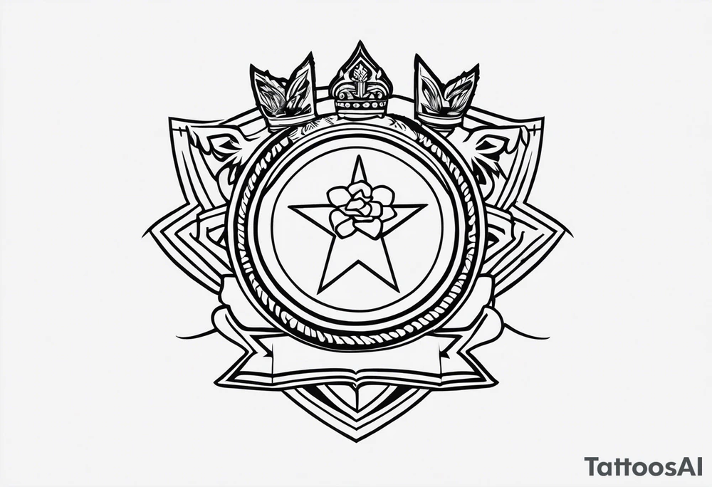 Raposa do cruzeiro esporte clube com coroa tattoo idea