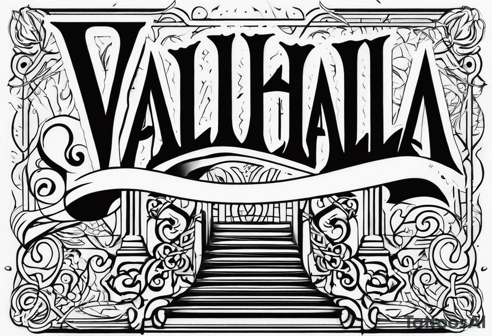 Valhalla 
 steps tattoo idea